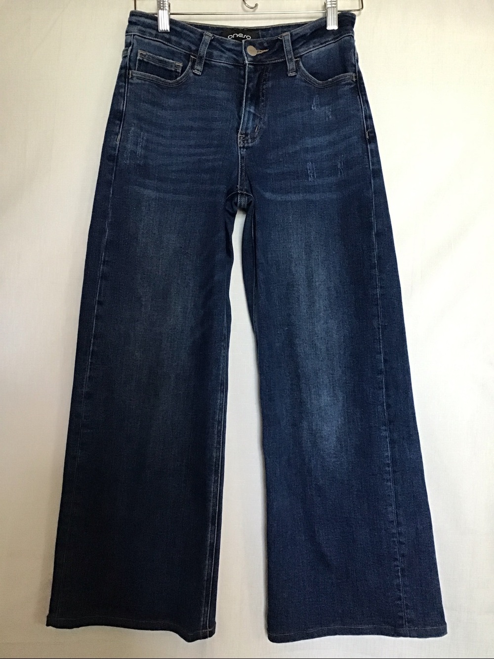 Oneso Women's Wide-Leg Stretch Blue  Jeans Size 26 - Picture 2 of 15